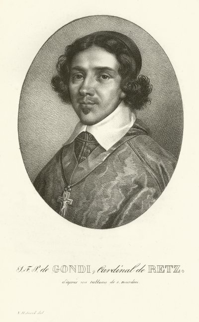 JFP de Gondi, kardinal de Retz af French School