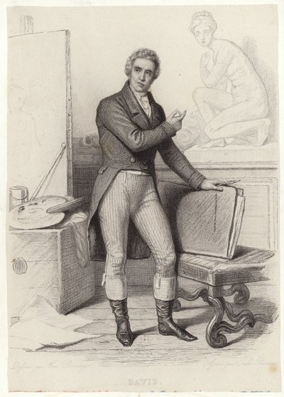 Jacques-Louis David, fransk maler af French School