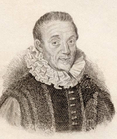 Jacques Auguste de Thou aka Thuanus, fransk historiker, fra Crabbes Historical Dictionary pub. 1825 af French School
