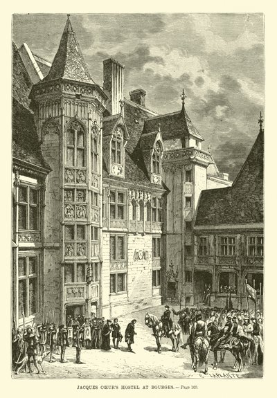 Jacques Coeurs Hostel ved Bourges af French School