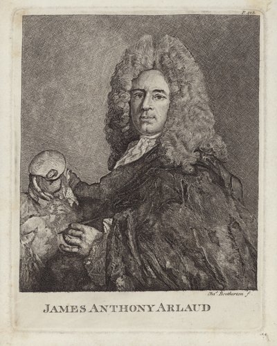James Anthony Arlaud, schweizisk kunstner fra Genève. Graveret af Charles Bretherton af French School