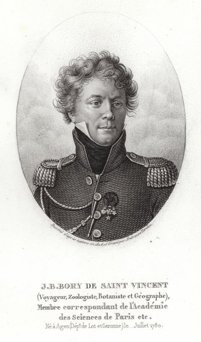Jean-Baptiste Bory af Saint-Vincent af French School