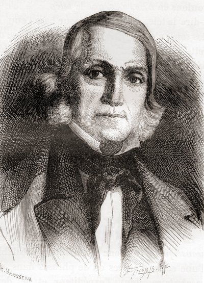 Jean-François Sudre, fra Videnskabens vidundere, udgivet ca. 1870 (gravering) af French School