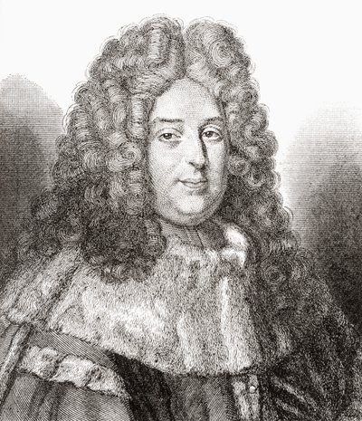 Jean Bouhier, 1673 - 1746. Fransk magistrat, jurisconsultus, historiker, oversætter, bibliofil og lærd. Fra Les Heures Libres udgivet 1908. af French School