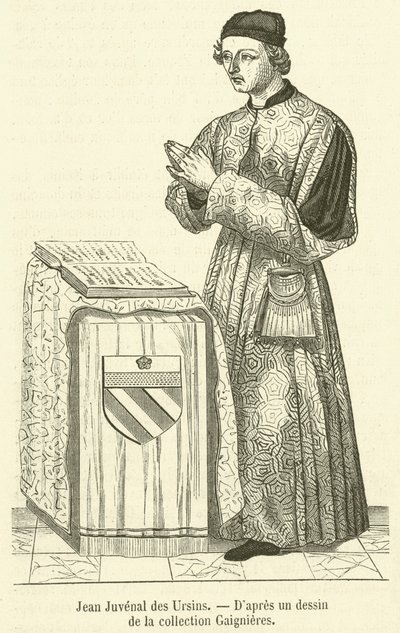 Jean Juvenal des Ursins (gravering) af French School