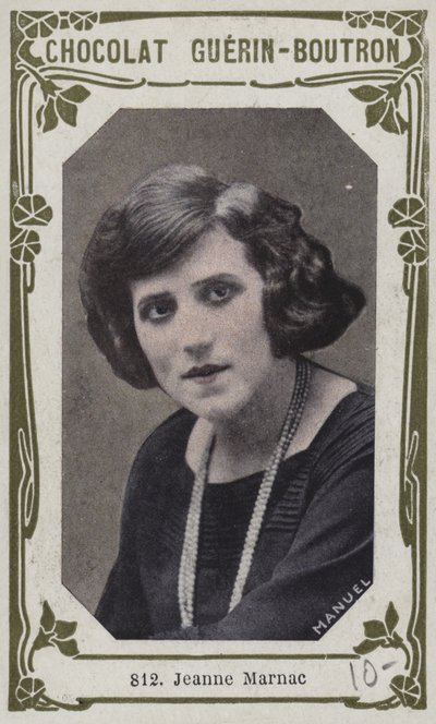 Jeanne Marnac (farvet foto) af French School