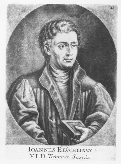 Johann Reuchlin (Gravur) von French School