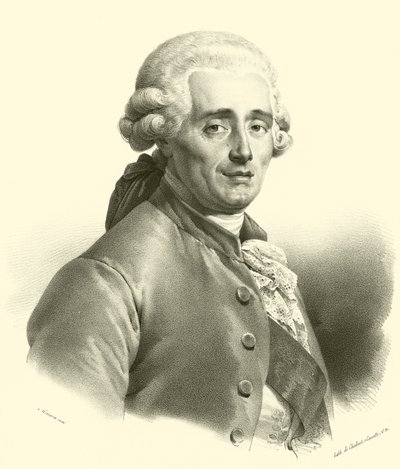 Joseph-Marie Vien, portræt (gravering) af French School