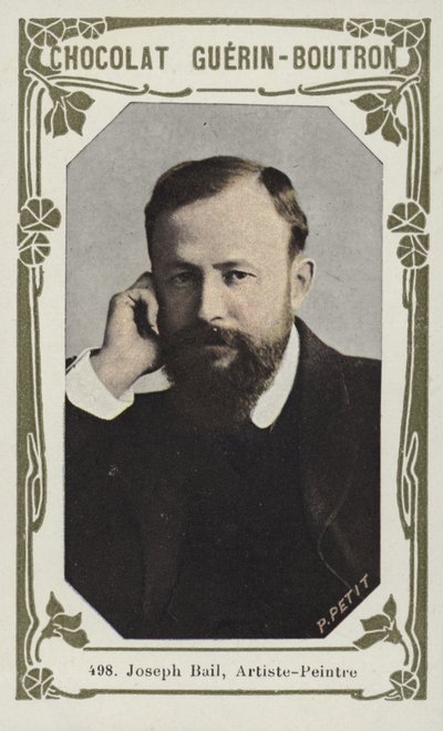 Joseph Bail, maler (farvet foto) af French School