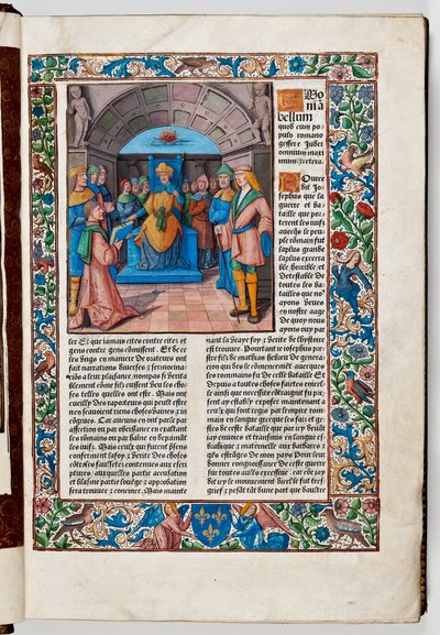 Josephus præsenterer sin bog for kejser Vespasian af French School