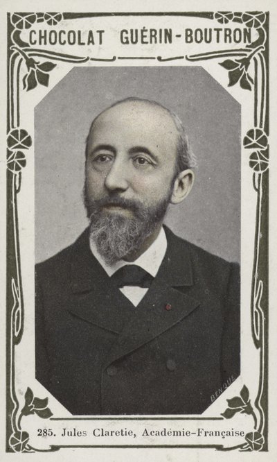 Jules Claretie, Academie-Francaise (farvet foto) af French School