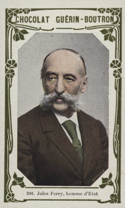 Jules Ferry, statsmand (farvet foto) af French School