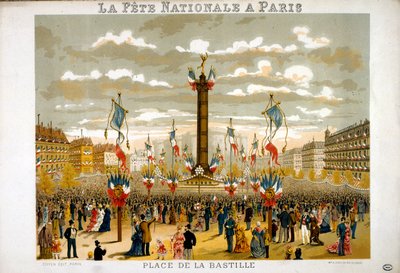Jules Grevy (1807-1891), Frankrigs præsident, deltager i fejringen af Bastilledagen den 14. juli 1880 i Paris. af French School