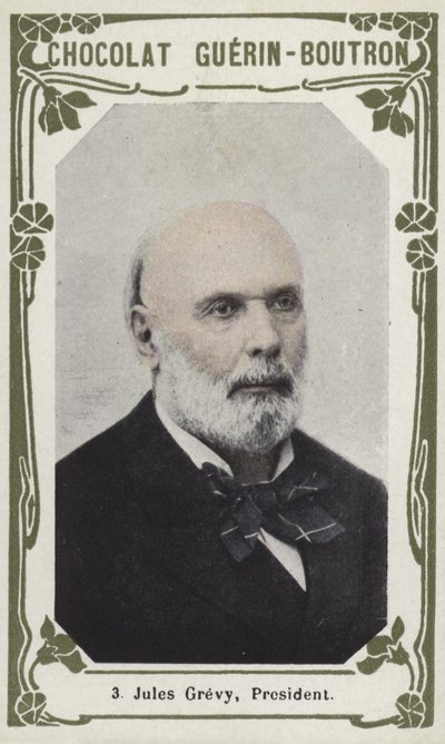 Jules Grevy, præsident (farvet foto) af French School