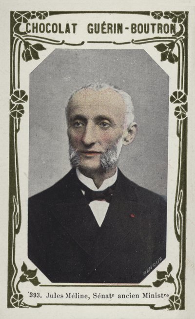 Jules Meline, senator tidligere minister (farvet foto) af French School