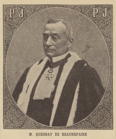 Jules Quesnay de Beaurepaire, fransk dommer af French School