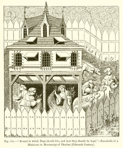 Kennel, hvor hunde skal leve, og hvordan de skal holdes af French School
