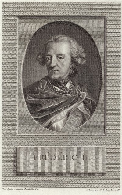 Kong Frederik II af Preussen af French School