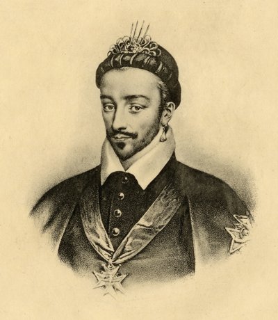 Kong Henri III (1551-89) af Frankrig af French School