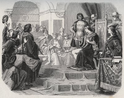 Kong Ludvig XII udråbte folkets fader til Generalstaterne i Tours den 14. maj 1506 - 