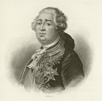 Kong Ludvig XVI af Frankrig af French School