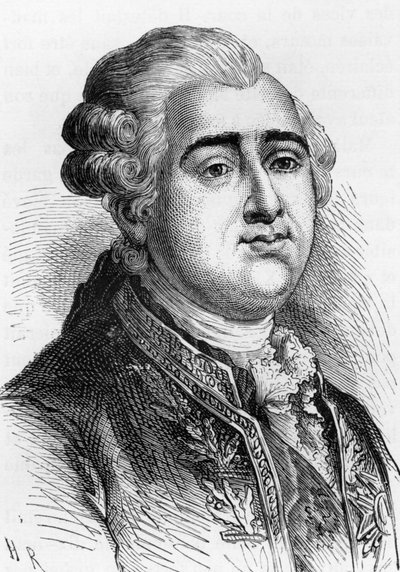 Konge af Frankrig Ludvig XVI (1754-1793) af French School
