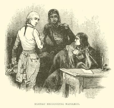 Klenau genkender Napoleon (gravering) af French School