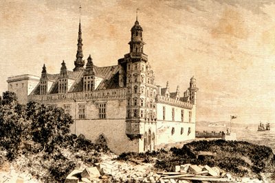 Kronborg Slot, Hillerød, Danmark, 1850