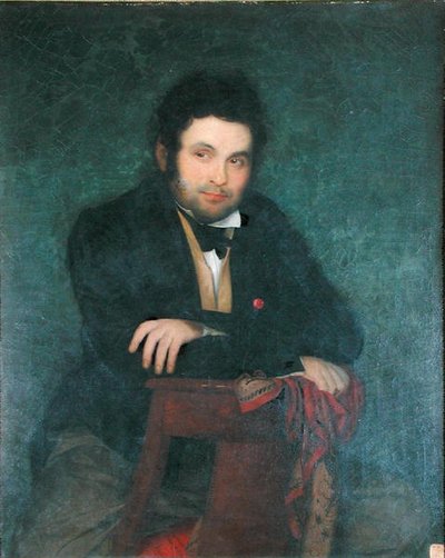 L. J. Begin (1793-1859) (olie på lærred) af French School