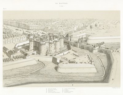 Bastillen, 1650 af French School