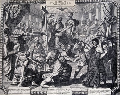 The Rout of the Jansenists - satirisk almanak udgivet af jesuitterne af French School