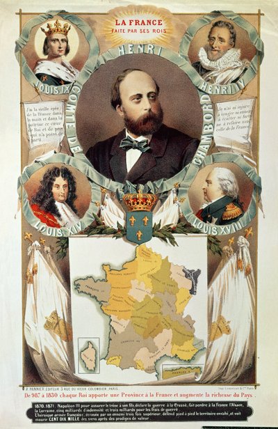 Frankrig lavet af dets konger, Henri Charles Ferdinand Marie Dieudonne (1820-83) greve af Chambord, efter 1870 af French School