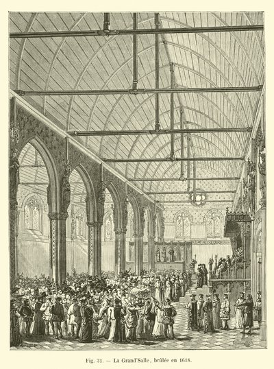 GrandSalle, brændt ned i 1618 af French School