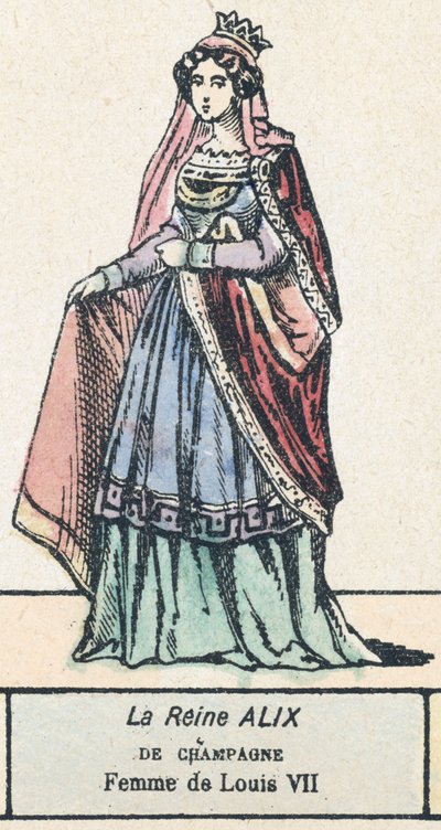 Dronning Alix af Champagne, Ludvig VII