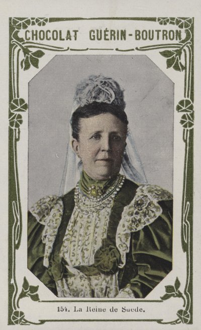 La Reine de Suede (farvet foto) af French School