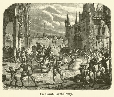 La Saint-Barthélemy (gravering) af French School