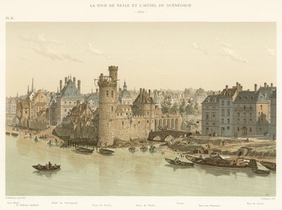 Tour de Nesle og Hotel de Guenegaud, 1650 af French School