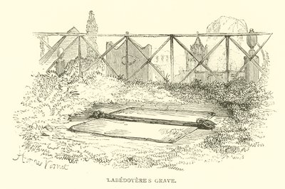 Labedoyeres grav (gravering) af French School