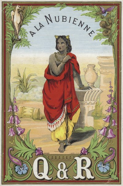 Etikett für nubisches Garn von French School