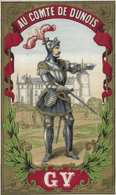 Etiket til Greven af Dunois-tråden af French School