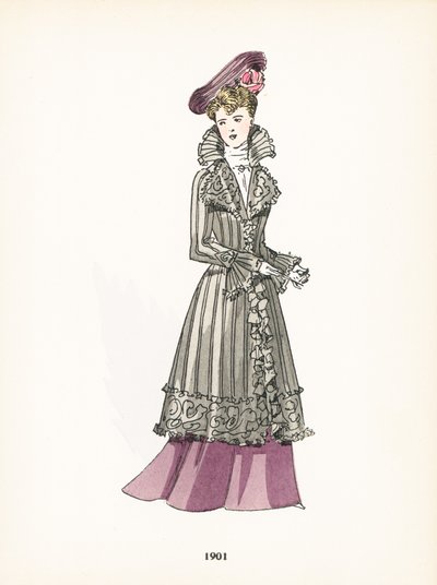 Damemode, 1901 af French School