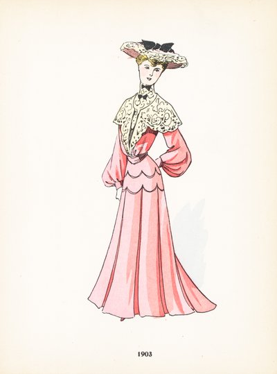 Damemode, 1903 af French School