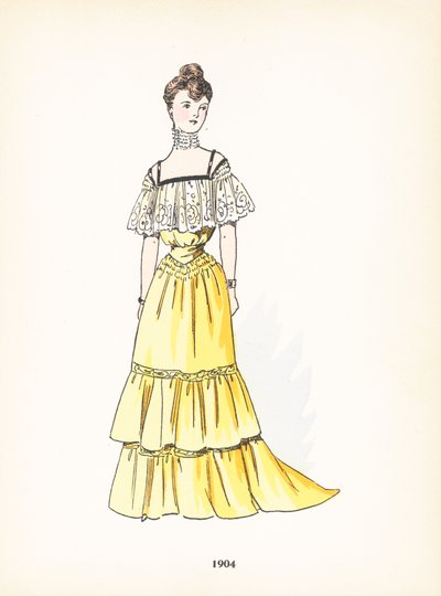 Damemode, 1904 af French School