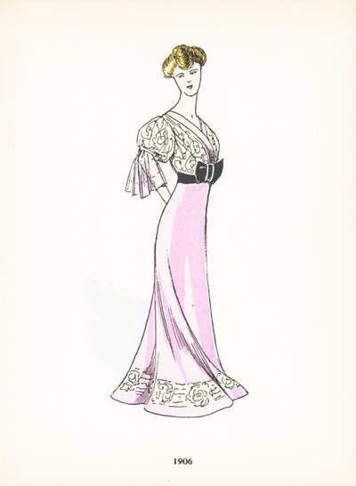 Damemode, 1906 af French School