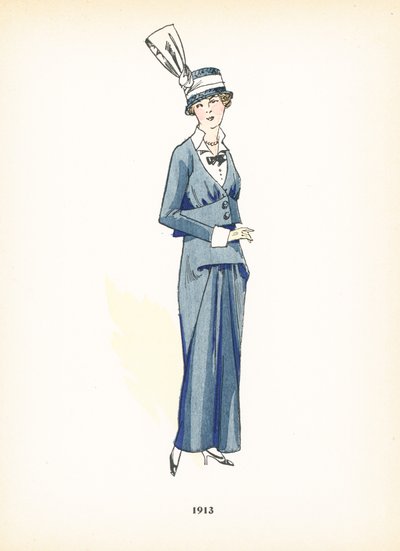 Damemode, 1913 af French School