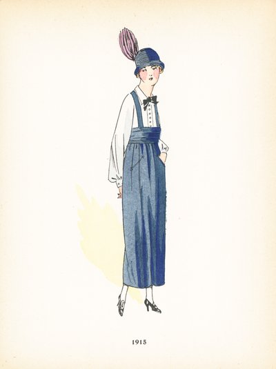 Damemode, 1915 af French School