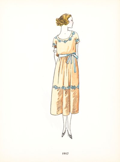 Damemode, 1917 af French School