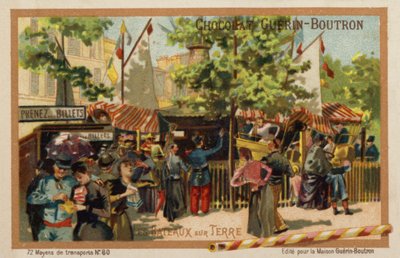 Landyachter (chromolitho) af French School