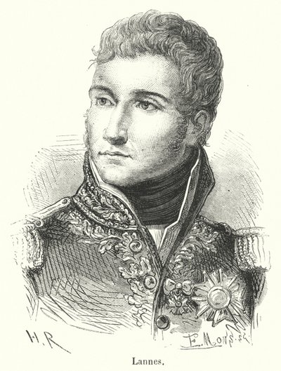 Lannes (gravering) af French School