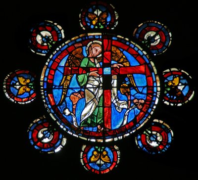 Sidste dom: en engel med korset (w143) af French School